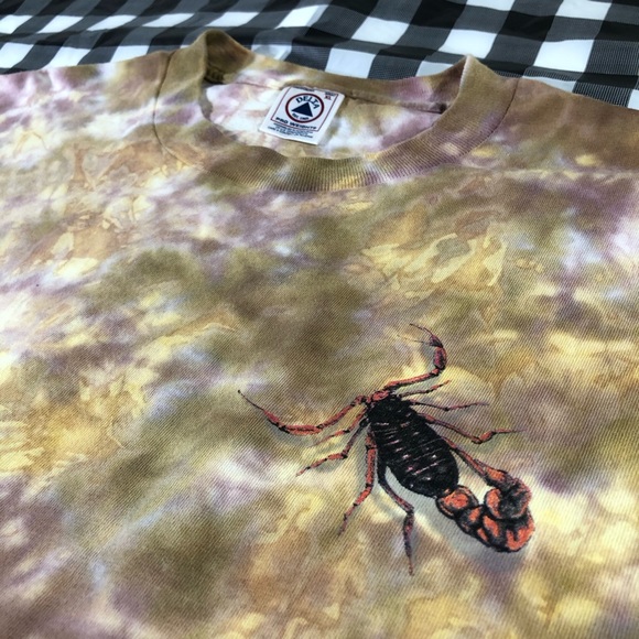 Scorpions 1997 Not Fade Away Liquid Blue Tie Dye - Picture 3 of 8